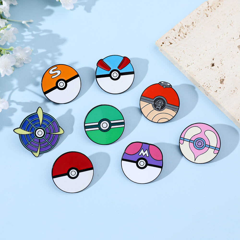 Anime Ball Cartoon Enamel Pins - Pokeball Cosplay Prop review and price