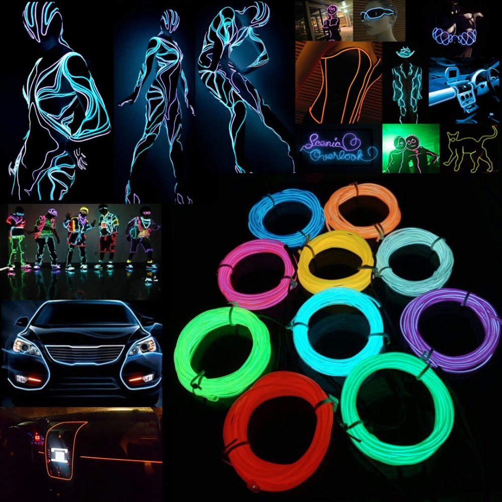 Glow EL Wire Cable LED Neon Ch - Led El Wire review and price