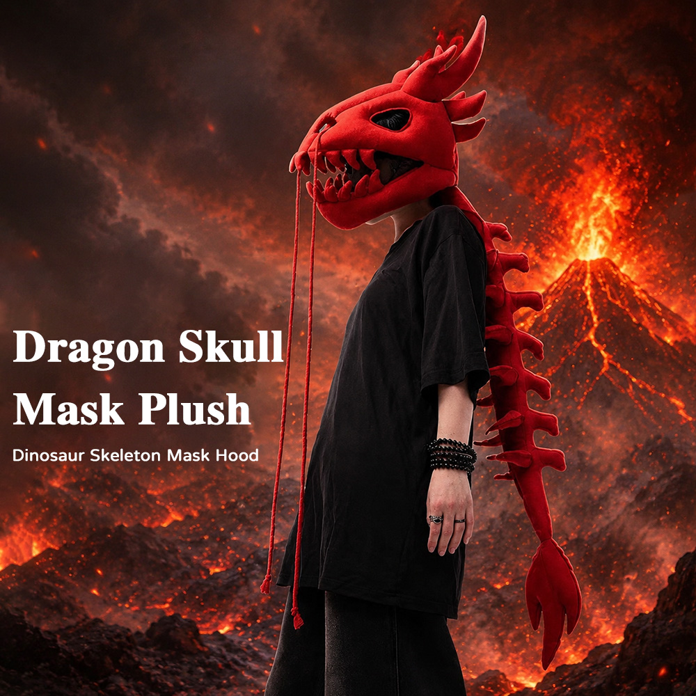 Dinosaur Skeleton Plush Headge - Cosplay Prop Patterns review and price