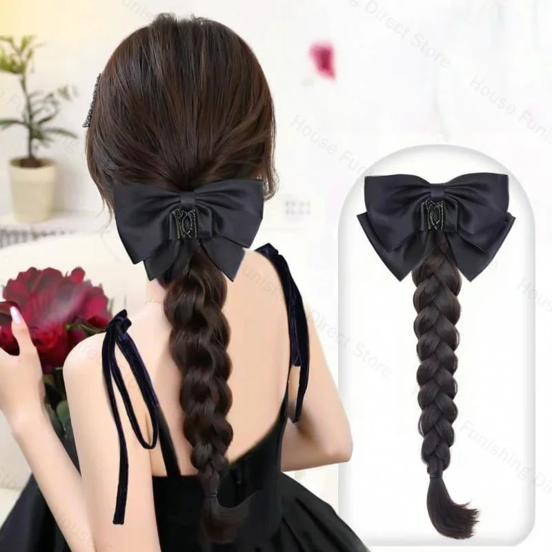 NEW Claw Clip Bow Wig Ponytail - Cosplay Prop Bow review and price