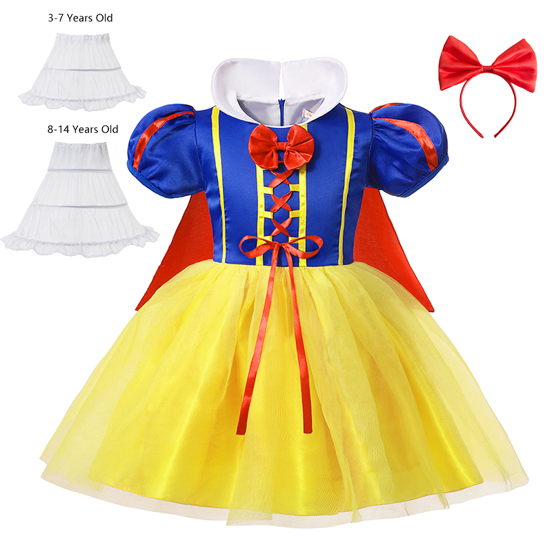 Snow White Princess Dress Kids - Cosplay Prop Bow review and price