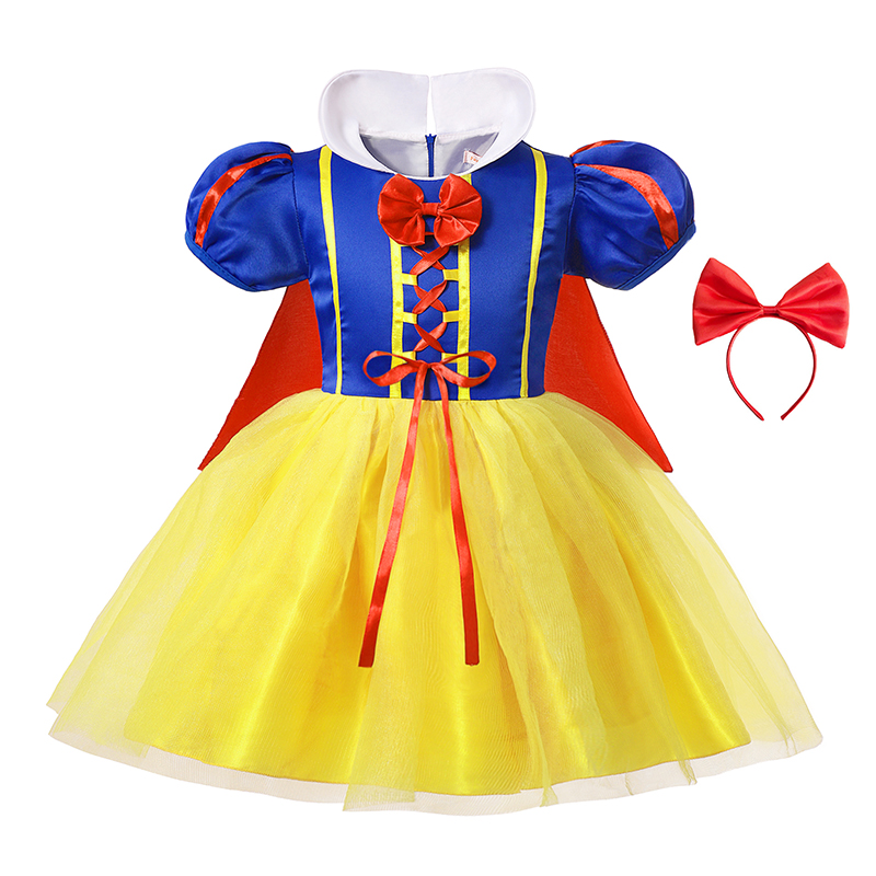 Snow White Princess Dress Kids - Cosplay Prop Bow review and price