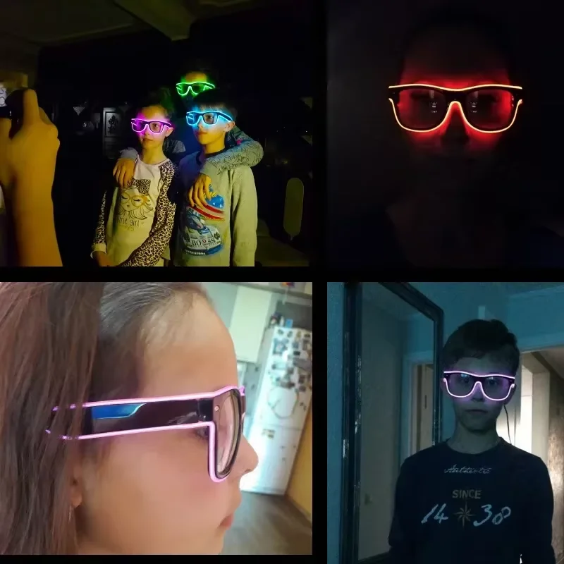 Neon LED Glowing Sunglasses Co - Led El Wire review and price