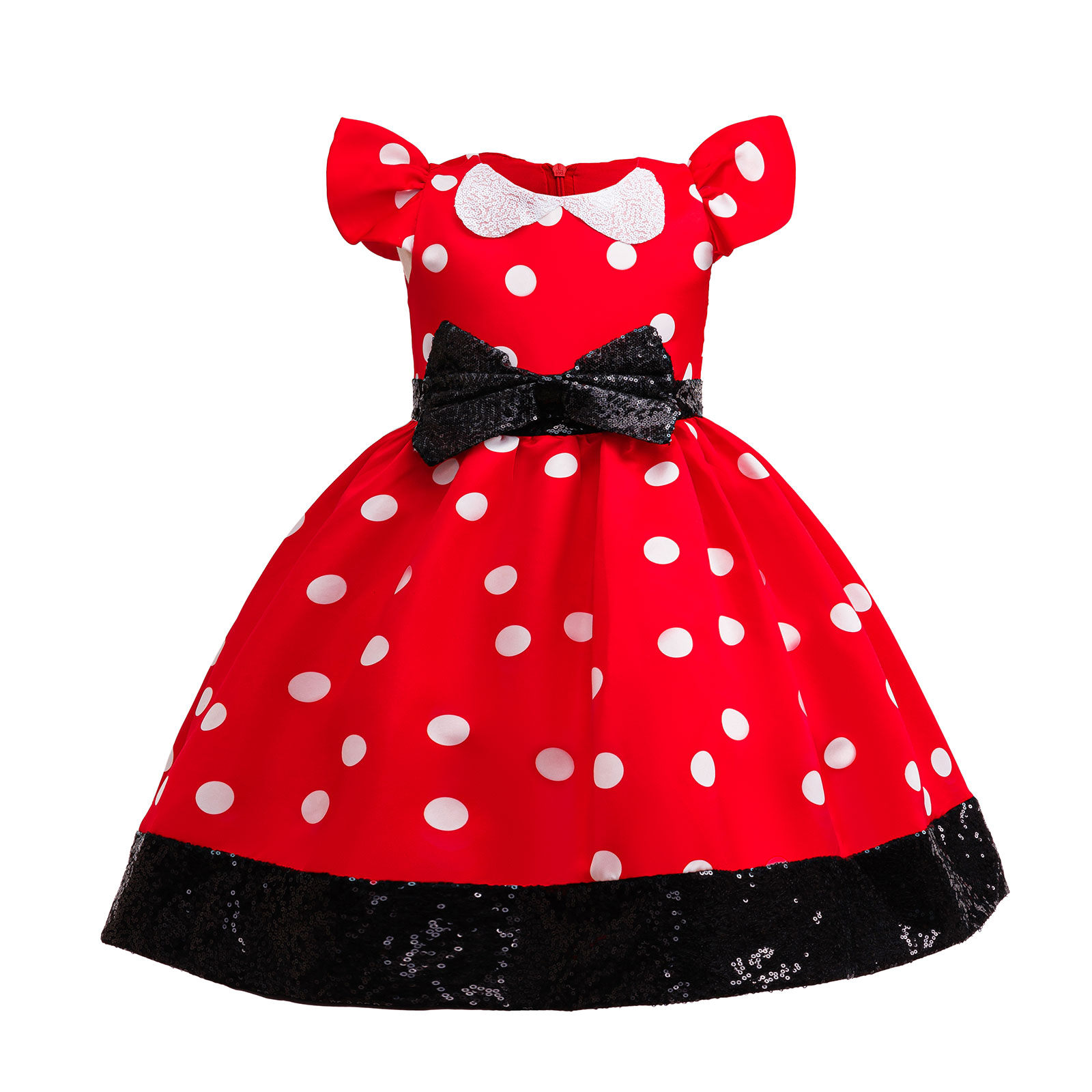 Cute Little Girls Red White Po - Cosplay Prop Bow review and price