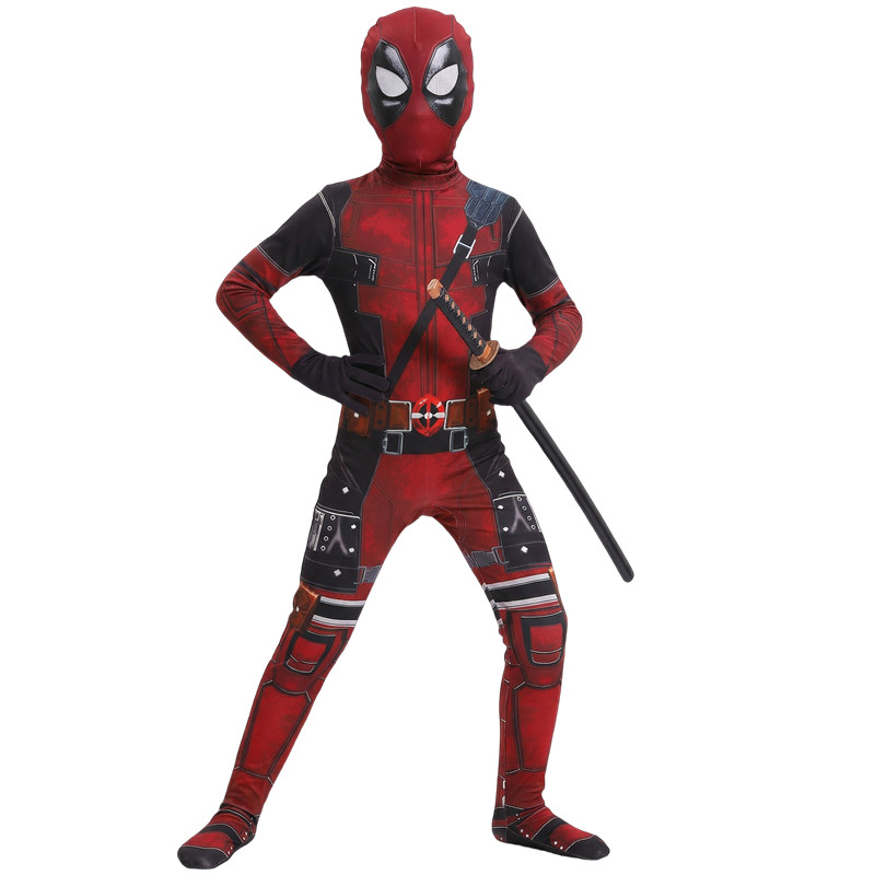 3-12Y Kids Deadpool Costume wi - Cosplay Prop Dagger review and price