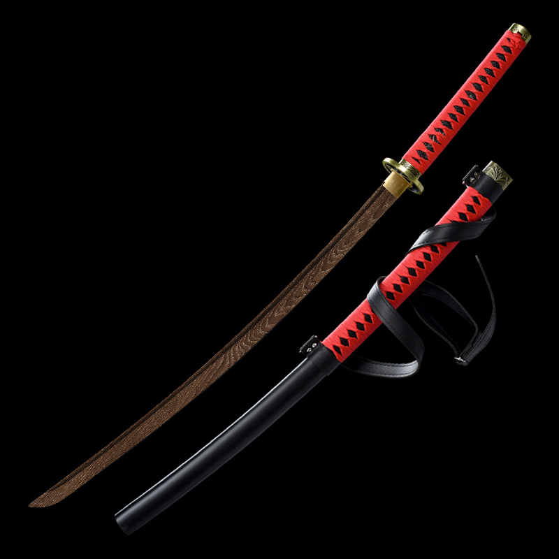 Wooden Katana With Strap Ninja - Cosplay Material For Prop review and price