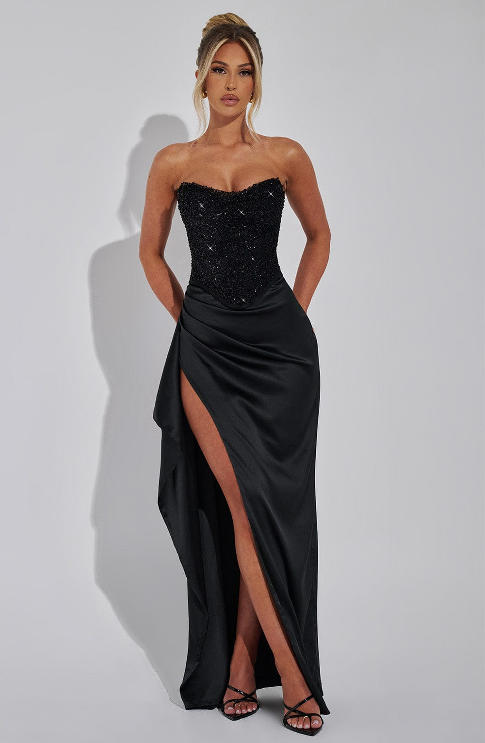 Strapless Black Maxi Formal Dr - Briar Cosplay Prop review and price