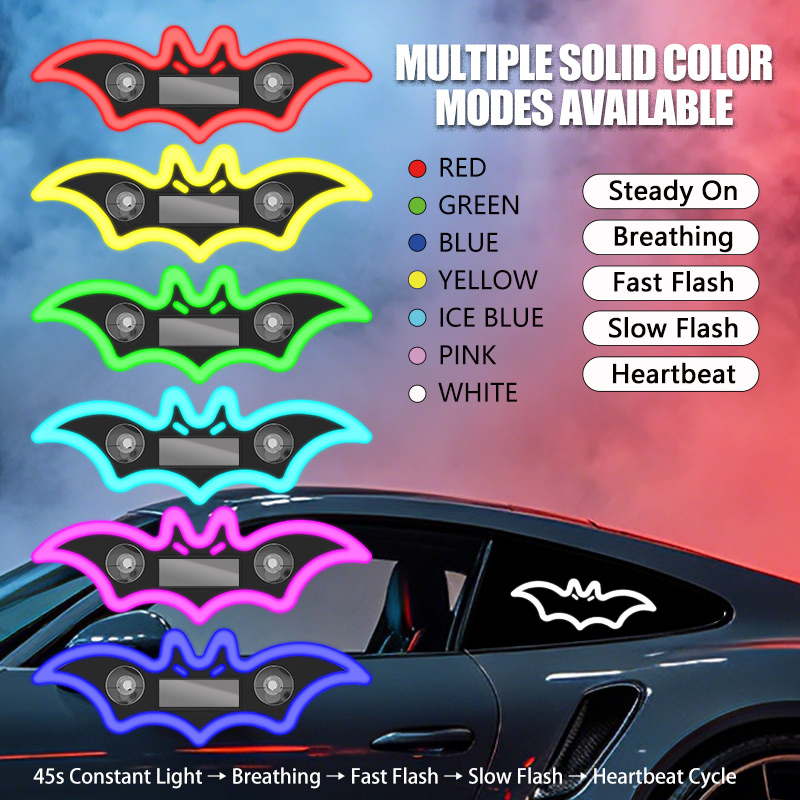 Bat Pattern Car LED Colorful T - Led El Wire review and price