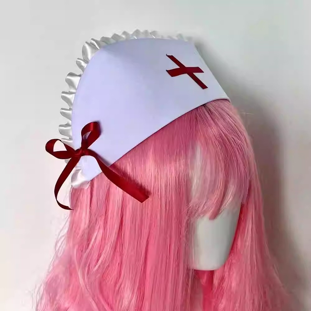 Cosplay nurse cap hat Accessor - Cosplay Prop Bow review and price
