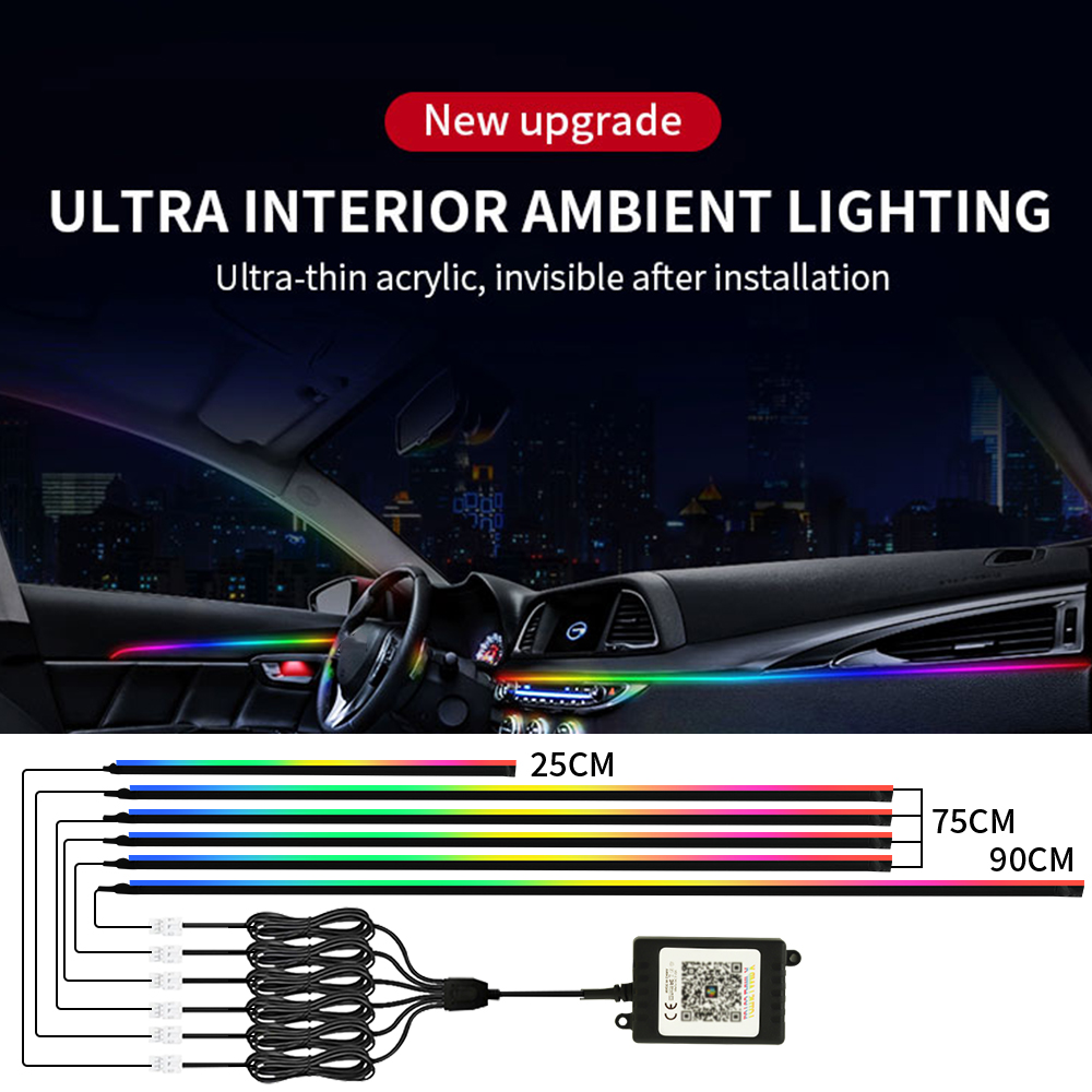Symphony Car Ambient Lights Ki - Led El Wire review and price